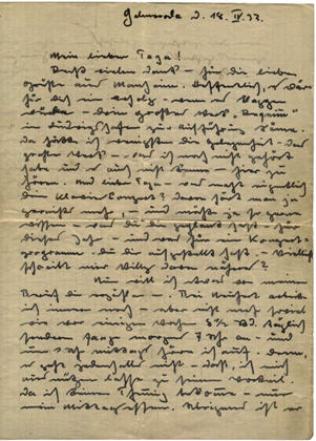 Brief an Ferdinand Keilmann sen. vom 18. April 1932