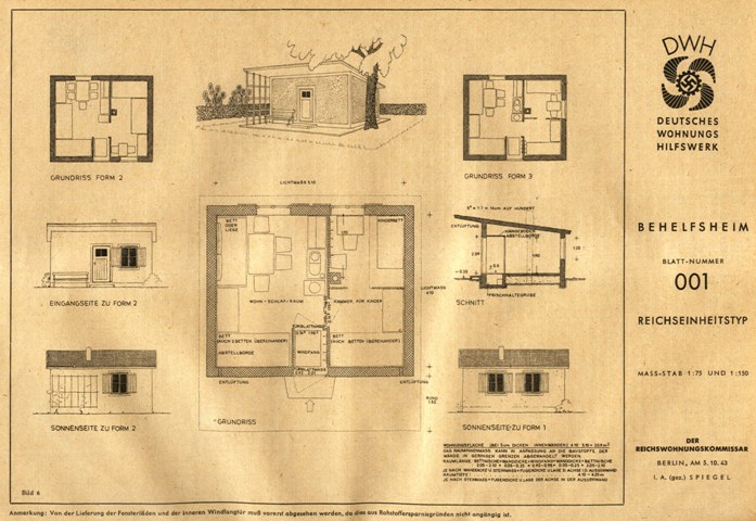 Behelfsheim des Deutschen Wohnungshilfswerks