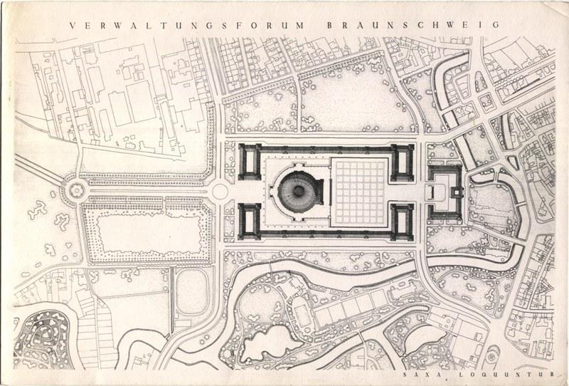 Lageplan Verwaltungsforum Braunschweig