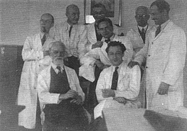 Mitarbeiter im Privatatelier Rimpl, ca. 1941