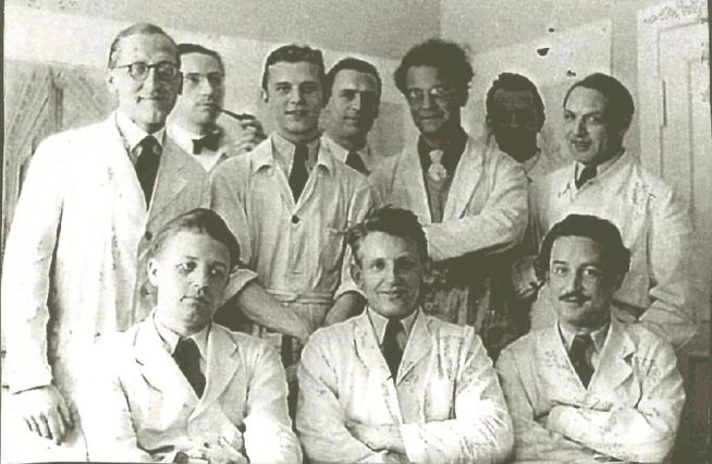 Mitarbeiter im Privatatelier Rimpl, nach 1941