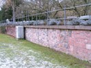 Standort der ehemaligen Treppe in der Mauer vom Schntal