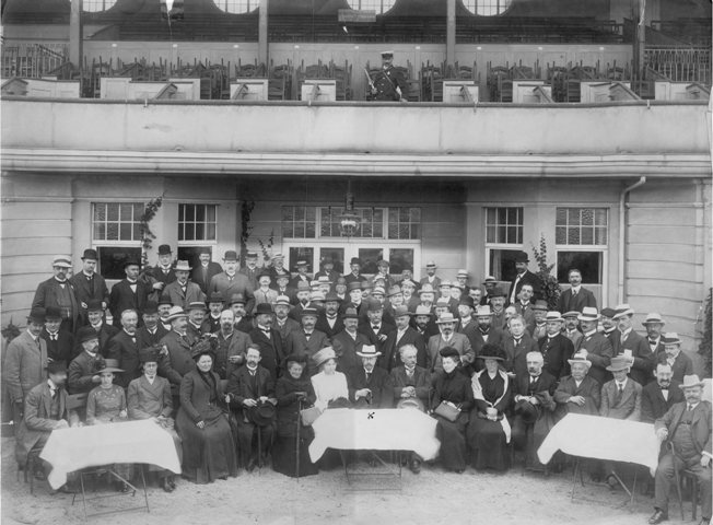 Teilnehmer des 2. Deutschen Wohnungskongress Leipzig 1912