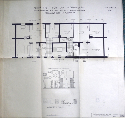 Reichstypen für den Wohnungsbau 1042