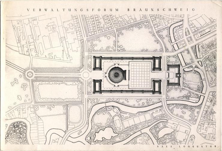 Verwaltungsforum Braunschweig Wettbewerbsbeitrag 1941