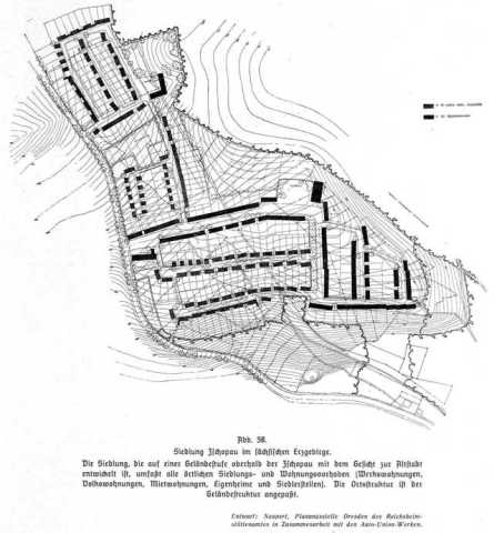 Siedlungsgestaltung Zschopau - Lageplan