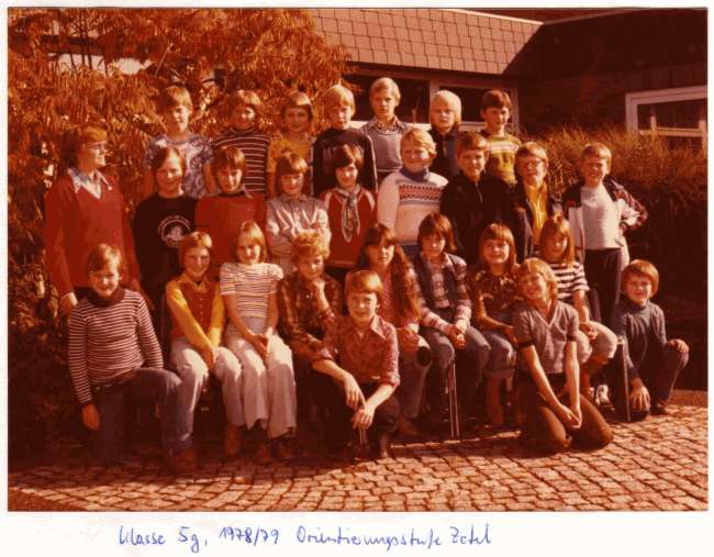 Orientierungsstufe Zetel, Klasse 5g, 1978/79