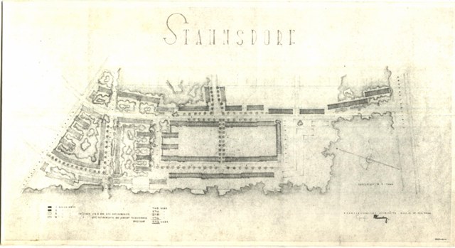 Lageplan Boschsiedlung Stahnsdorf 1940